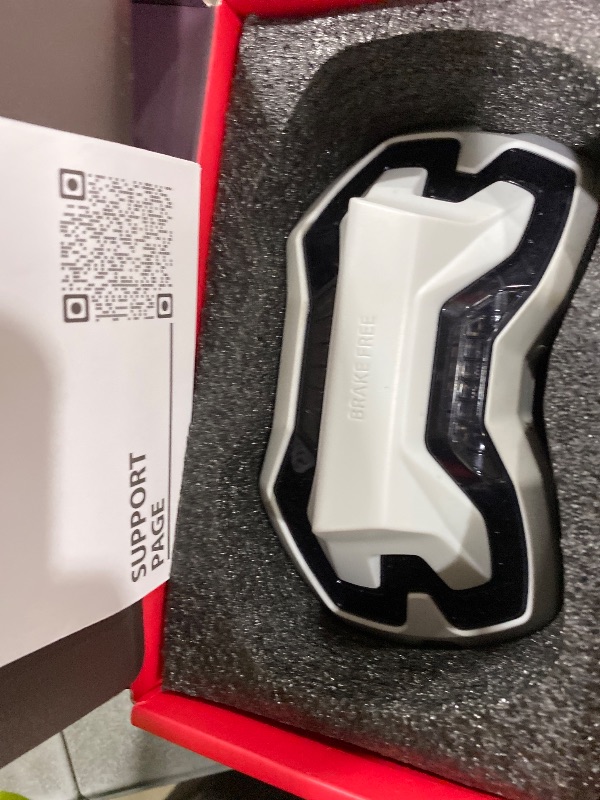 Photo 1 of Brake Free Helmet Light - Smart Wireless Motorcycle Lights- Weatherproof LED Motorcycle Helmet Light - Lightweight & Aerodynamic Design - Smart Brake Detection - Single Button Operation - White