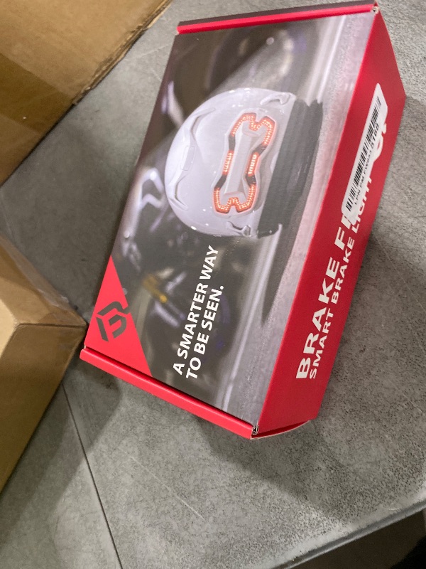 Photo 1 of Brake Free Helmet Light - Smart Wireless Motorcycle Lights- Weatherproof LED Motorcycle Helmet Light - Lightweight & Aerodynamic Design - Smart Brake Detection - Single Button Operation - White