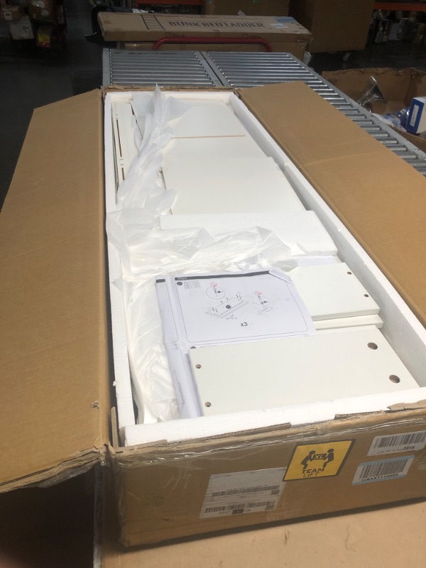 Photo 1 of *******************Missing 3 drawer faces***************
Jocoevol White Dresser 7 Drawer Dresser for Bedroom, Modern Fluted Dresser with Solid Wood Legs, Long Double Wooden Dresser Large Chest of Drawers for Living Room, Entryway, Hallway (Wood Fluted)