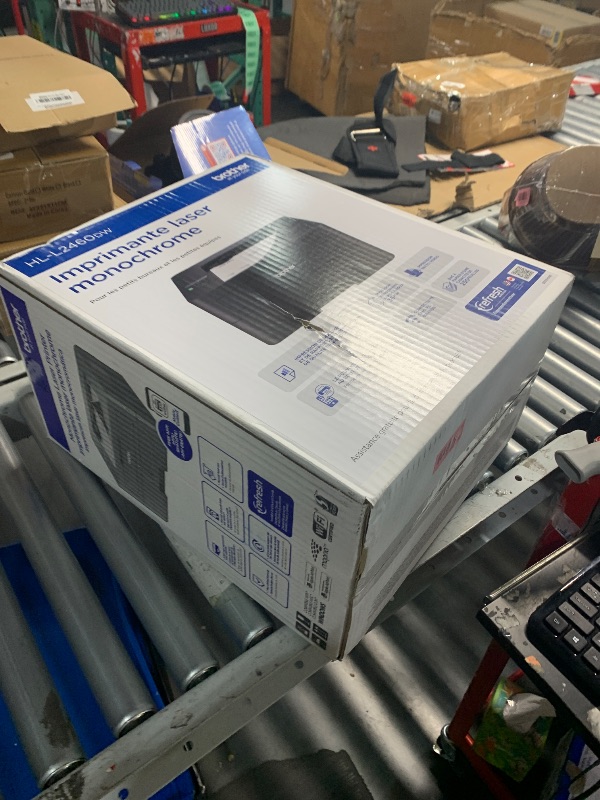 Photo 1 of ***(PARTS ONLY/ MISSING PARTS/ NON FUNCTIONAL)***
Brother HL-L2460DW Wireless Compact Monochrome Laser Printer with Duplex, Mobile Printing, Black & White Output | Includes Refresh Subscription Trial(1), Works with Alexa