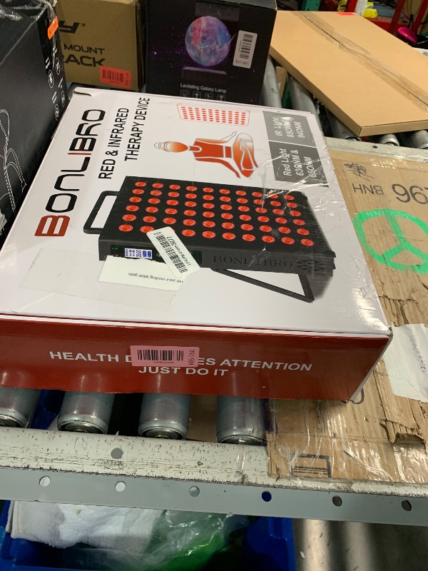 Photo 1 of ***(PARTS ONLY/ NON FUNCTIONAL)***BONLIBRO Red Light Therapy Panel, Clinical Grade Dual Chip with Near-Infrared Light 850nm 940nm 660nm 630nm High Power Panel for Pain Relief, Body, Face, Skin Health, Improve Sleep (BN-60)