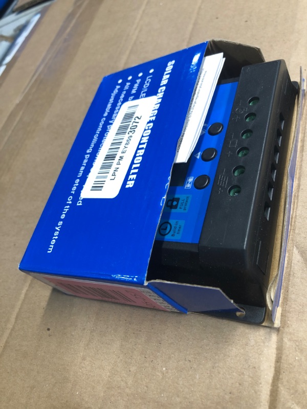 Photo 1 of [Upgraded] 30A Solar Charge Controller 12V/ 24V Solar Panel Charge Controller Intelligent Regulator with Dual USB Port Auto Parameter LCD Display and Timer Setting ON/Off Hours