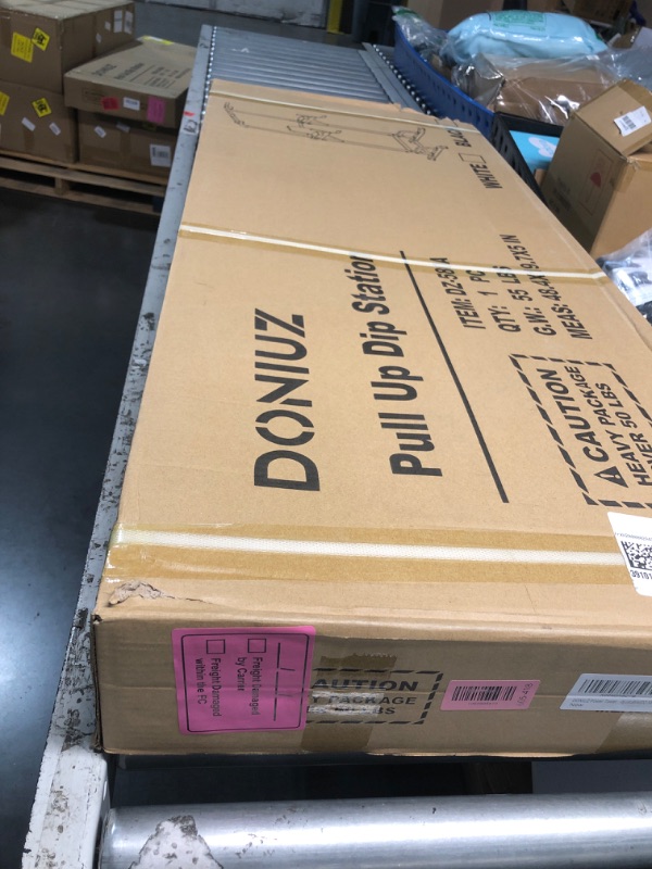 Photo 1 of ***FACTORY SEALED***DONIUZ Power Tower Pull Up Bar and Dip Station, Multi-Function Home Gym, Strength Training Fitness Equipment, Height Adjustable(DZ-580A)