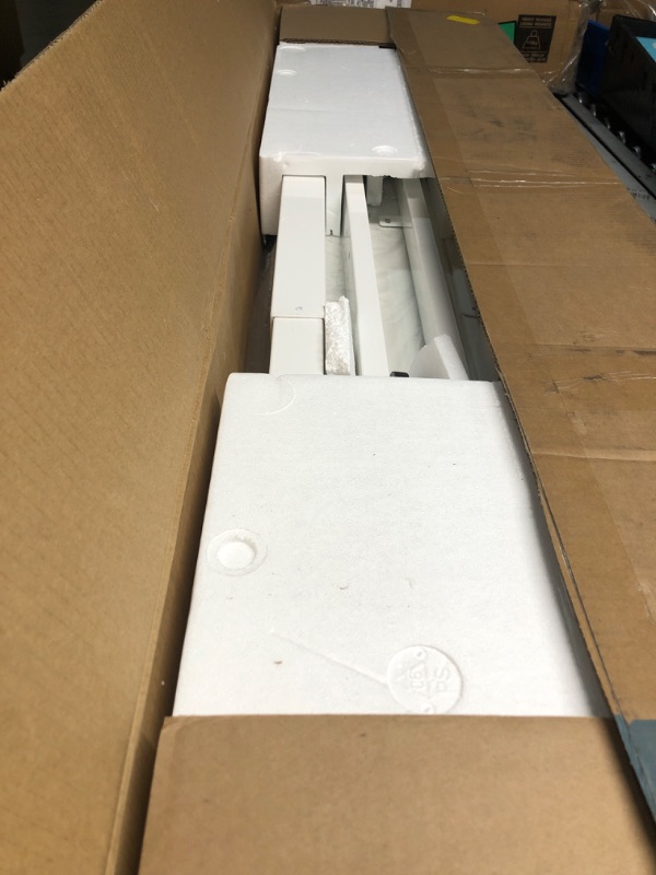 Photo 1 of ***PARTS ONLY***SMUG Standing Desk, Adjustable Height Electric Sit Stand Up Down Computer Table, 55x24 Inch Ergonomic Rising Modern Lift Motorized Gaming Desktop Workstation for Work Home Office - White