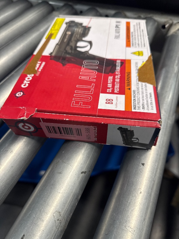 Photo 1 of ***(USED/ UNKNOWN IF MISSING PARTS)***Crosman CFAMP1L Full Auto P1 CO2-Powered BB Air Pistol With Laser Sight (Class II <1 mW)