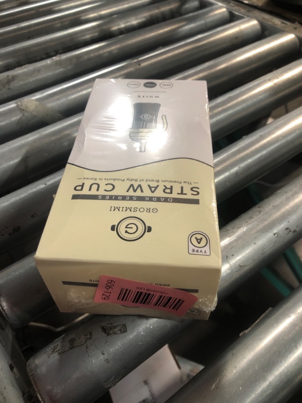 Photo 1 of ***FACTORY SEALED***GROSMIMI Spill Proof no Spill Magic Sippy Cup with Straw with Handle for Baby and Toddlers, Customizable, PPSU, BPA Free 10 oz (White)