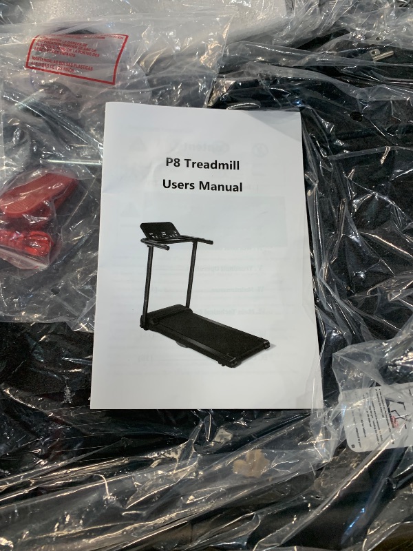 Photo 1 of ***STOCK PHOTO FOR REFERENCE ONLY***   Treadmill with Incline, 3.0 HP Small Treadmills for Home with 300 LBS Capacity, Incline Walking Pad Treadmill with Handle Bar, LED Dispay, 24 Preset Programs, Water Bottle Holder, iPad Stand