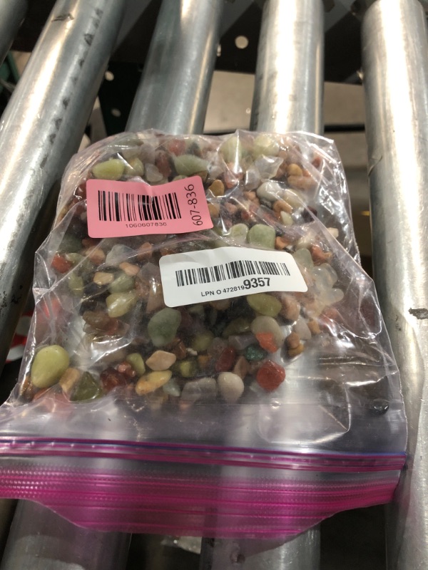 Photo 1 of FANTIAN Succulent Rocks, 3/8 Inch Polished Pebbles for Indoor Plants, Decorative River Rocks for Plants Indoor, Vase Fillers, Cactus Planters, Bird Bath, Fountain, Outdoor Garden Landscaping