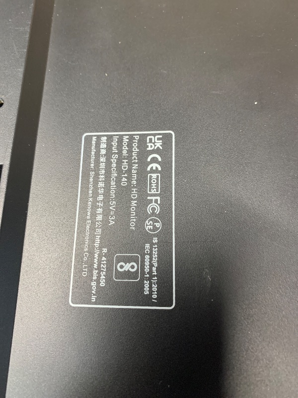 Photo 1 of ***(PARTS ONLY/ MAJOR DAMAGE/ NON FUNCTIONAL)***Thinlerain 14 Inch FHD 1920x1200 IPS Portable Monitor Touchscreen with Type-C 3.1 & HDMI, Travel Monitor with Kickstand & Speaker, External Display for Laptop Phone Computer Xbox Switch PS4/5