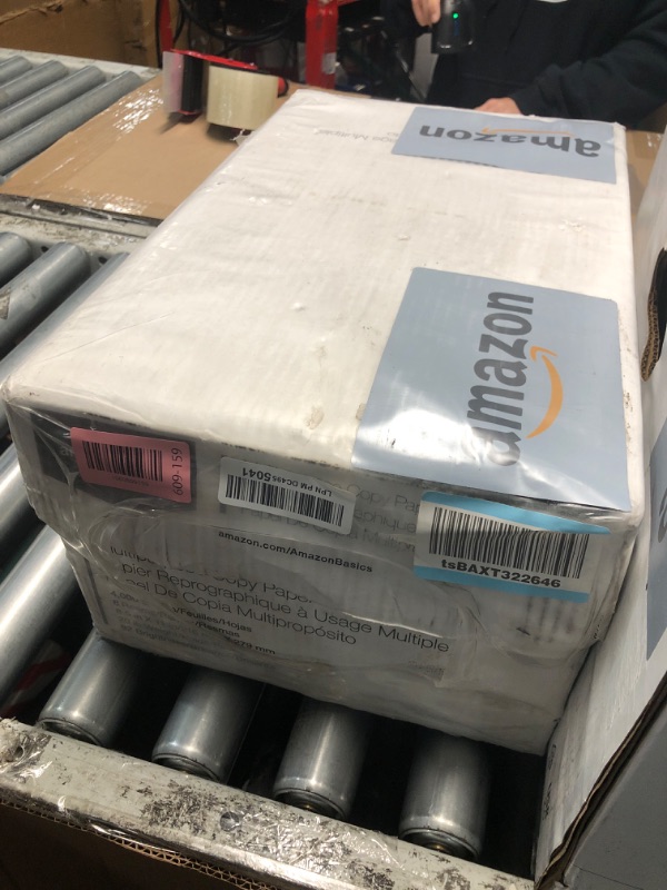 Photo 1 of ***FACTORY SEALED***Amazon Basics Multipurpose Copy Printer Paper, 20 lb, 8.5 x 11 Inches, 8 Reams (4,000 Sheets), 92 Bright, White