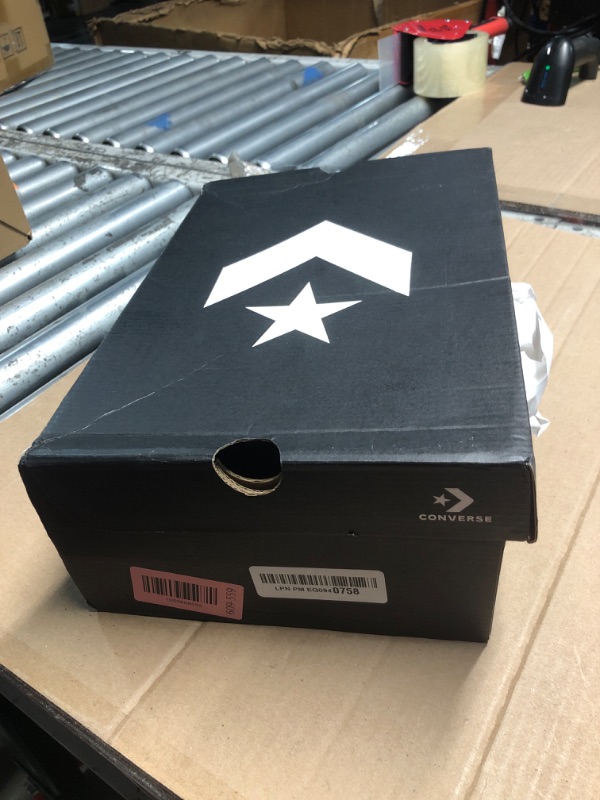View 5 of (see all images) Converse Women's Chuck Taylor All Star Lift Platform Leather High Top, Black/Black/White, 5.5