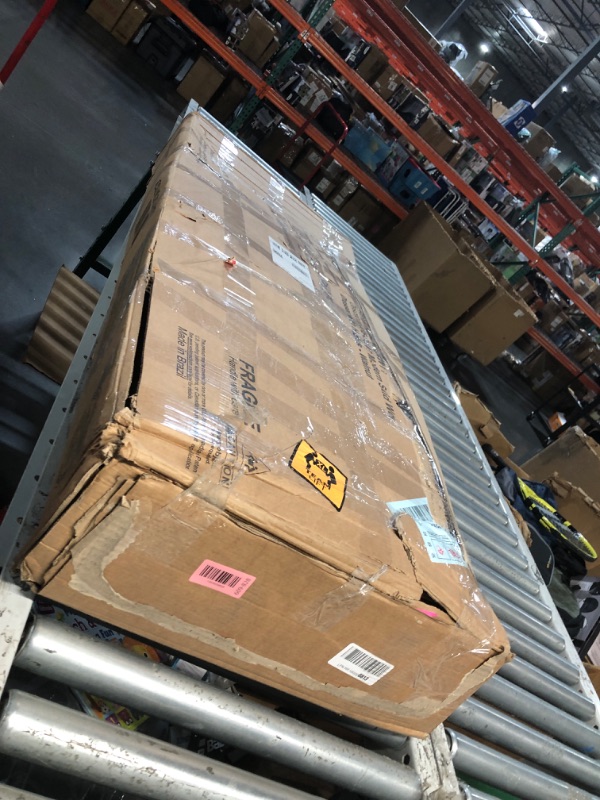 Photo 1 of ***LOOSING PIECES MIGHT HAVE MISSING PART***Walker Edison Sloane 6-Drawer Solid Wood Dresser with Metal Handles, 52 Inch, Walnut