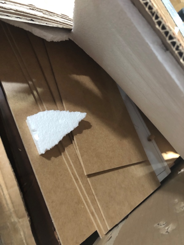 Photo 1 of ***LOOSING PIECES MIGHT HAVE MISSING PART***Walker Edison Sloane 6-Drawer Solid Wood Dresser with Metal Handles, 52 Inch, Walnut