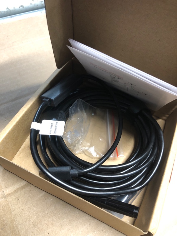 Photo 1 of [Dual-Lens] Endoscope Camera with Light, 1920P HD Borescope with 8+1 Adjustable LED Lights, IP67 Waterproof 16.5FT Semi-Rigid Snake Cord Inspection Camera for iPhone, iPad and Android Phone (Type C)