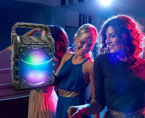 Photo 1 of ***2 PACK****TOPTECH Jet-4 Bluetooth Speaker, 4" Woofer, 400W, Karaoke, 100ft Range, Portable