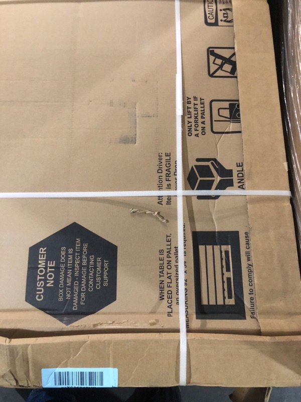 Photo 1 of ***Factory Sealed***
GoSports 8 ft Portable Pool Table - No Assembly Required Folding Billiard Table in Oak