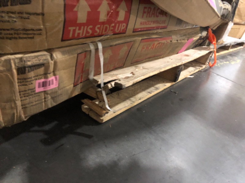 Photo 1 of ***Factory Sealed***
GoSports 8 ft Portable Pool Table - No Assembly Required Folding Billiard Table in Oak