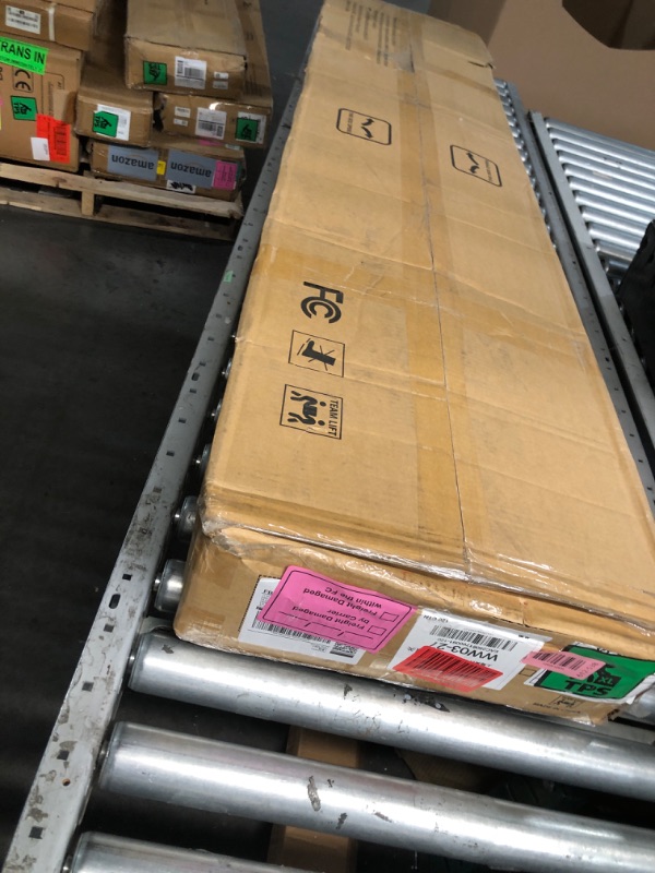 Photo 1 of ***SEE NOTES***
Veken 63"×27.6" Adjustable Standing Desk with Drawers, Ergonomic Computer Desk with Monitor Shelf, Home Office Desk for Work, Study, Gaming, Writing, Brown