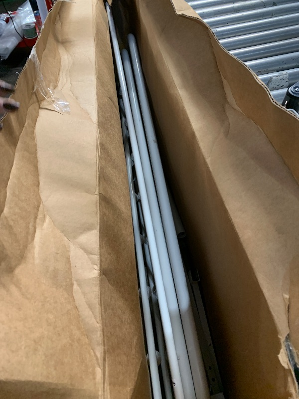 Photo 1 of *********STOCK PHOTO REFRERENCE ONLY*********Allewie 14 Inch Queen Size Metal Platform Bed Frame with Victorian Vintage Headboard and Footboard/Mattress Foundation/Under Bed Storage/No Box Spring Needed/Easy Assembly/Noise Free/White