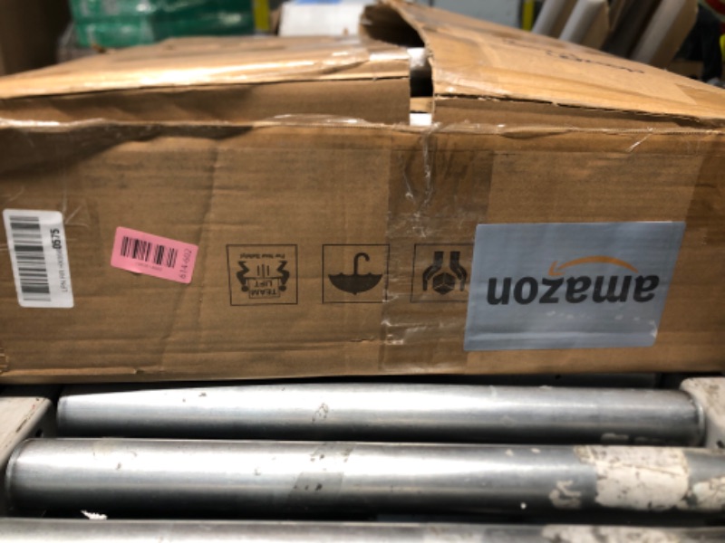 Photo 1 of ***PARTS ONLY**LITTLE TREE Round Dining Table for 4-6 People, 47 Inches Dining Room Table with Wooden Pedestal Base, Brown Dinner Tables, Circle Kitchen Tables for Dining Room, Kitchen, Living Room(Table Only)