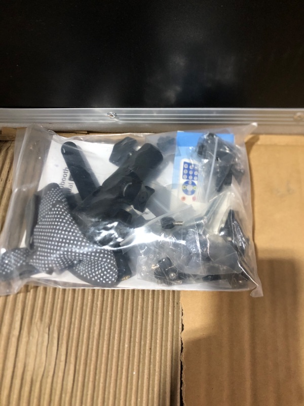 Photo 3 of MWE Magic Mirror Photo Booth Machine Touch Screen with 1200W Pixel 4K HD Camera,RGB Surround Light Music Sync,Professional Photography Light,Dual System,Software APP Remote Control (47in)