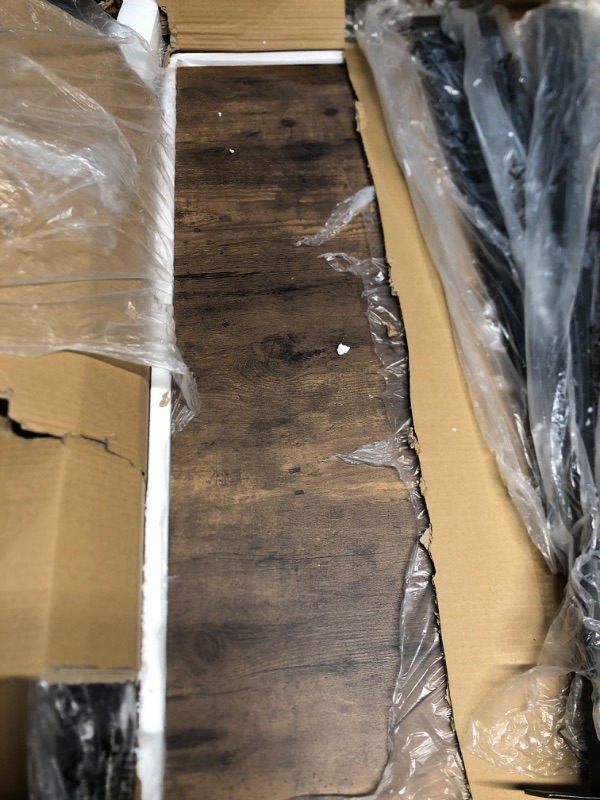 Photo 1 of 79" Large Dining Table for 6–8 People | 0.6" Thick Wooden Top | Sturdy Metal Legs | Family-Safe Rounded Corners | Spacious Long Kitchen & Living Room Table for Home Gatherings, Farmhouse Style