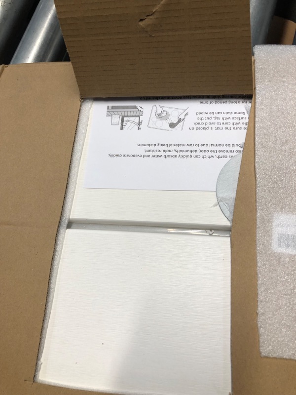 Photo 1 of ***OPENED FOR INSPECTION***Large Stone Dish Drying Mats for Kitchen Counter, 21"(L)×21.4"(W) Quick Dry Collapsible Dish Drying Mat, Eco-Friendly Absorbent Diatomaceous Earth Mats for Dishes Bottles Cups, Match Any Countertop