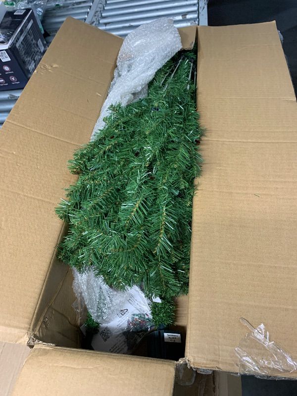 Photo 1 of ****STOCK PHOTO REFRENCE ONLY****9ft Prelit Artificial Christmas Tree with Music, 600 Warm White & Multi-Color LED Lights, 2560 PE+PVC Branch Tips, Remote Control Rotating Stand, 8 Lighting Effects, Timed Design, New Year Decor