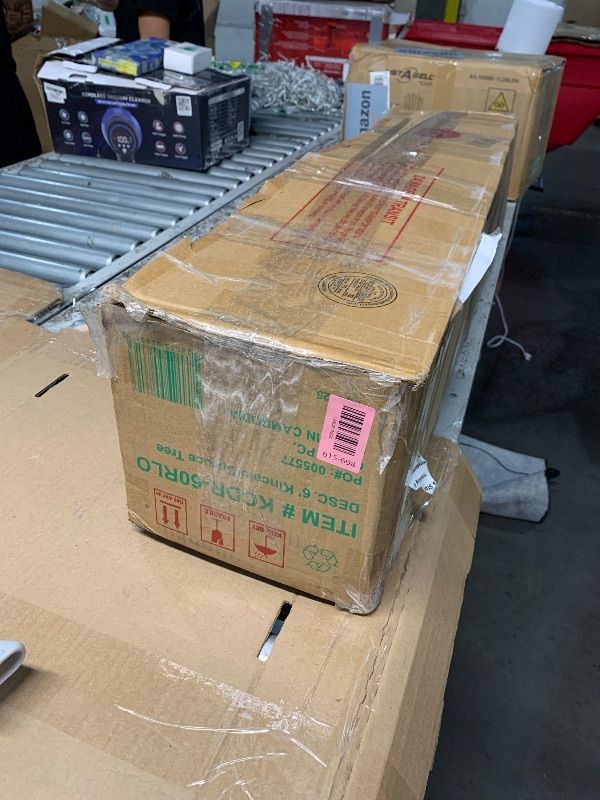 Photo 1 of ****STOCK PHOTO REFRENCE ONLY****9ft Prelit Artificial Christmas Tree with Music, 600 Warm White & Multi-Color LED Lights, 2560 PE+PVC Branch Tips, Remote Control Rotating Stand, 8 Lighting Effects, Timed Design, New Year Decor