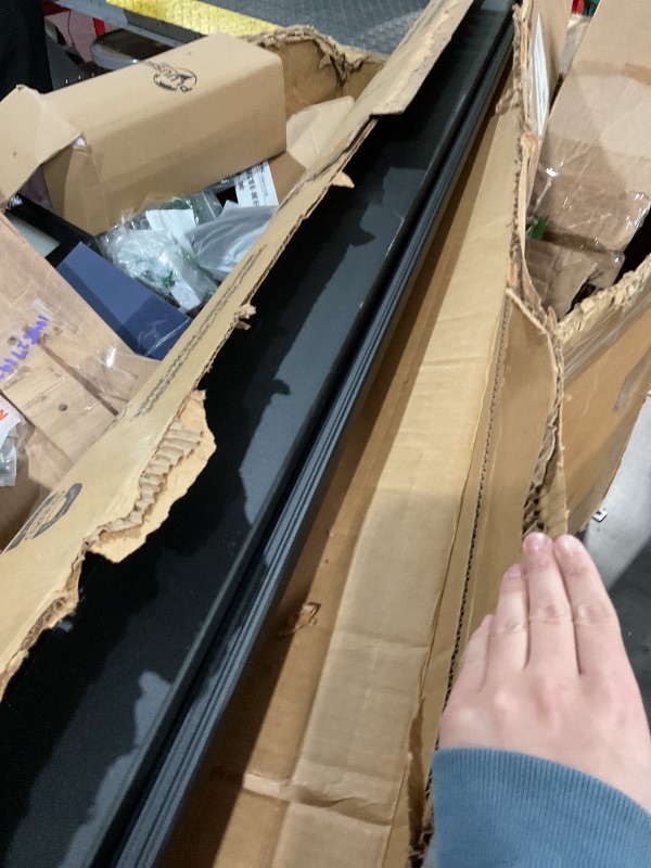 Photo 1 of **STEPS ONLY, MOTOR MISSING**
Rough Country Power Running Boards with LED Step Lights for Ford F-150 Lightning/F-250/F-350/Raptor (2015-2025) Crew Cab - Retractable Electric Side Steps, Non-Slip Aluminum Design