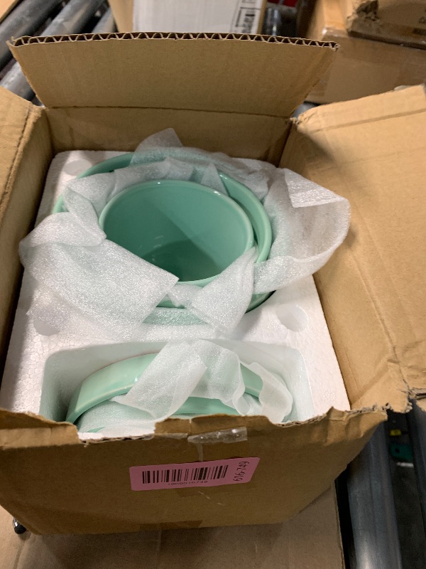 Photo 1 of (incomplete) BUYMAX Plant Pot –4”+5”+6” inch Ceramic Pots for Plants with Drainage Holes and Ceramic Tray