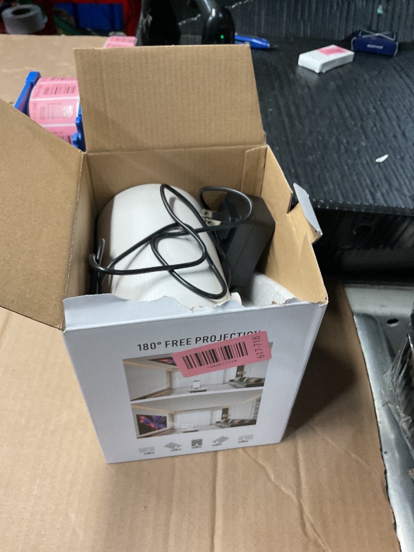 Photo 1 of ?Electric Focus?Magcubic Mini Projector 4K Support, Portable Projector with WiFi 6 and Bluetooth 5.4, Smart Proyector, 5W Soundbase Speaker, 180°Rotation for Home Theater