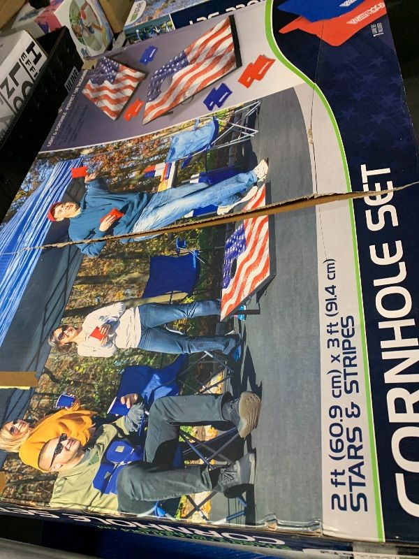 Photo 1 of (used item)(water damage) Wild Sports 2' x 3' Cornhole Set