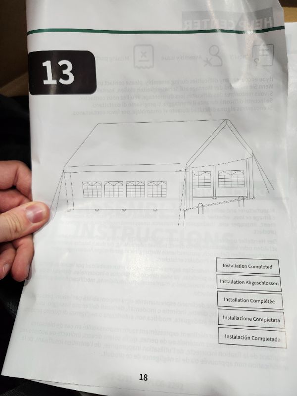 Photo 1 of ****************INCOMPLETE ITEM- THIS IS ONLY BOX #1 OUT OF 3 TOTAL**********************
Outdoor Event Tent