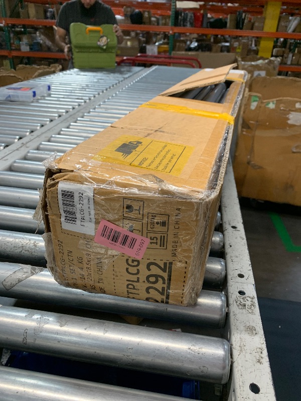 Photo 1 of ***JUST THE POLES*** ***CARTON 3/3***YITAHOME 12x18ft Gazebo Double Roof Hardtop Canopy Outdoor Heavy Duty w/Nettings and Curtains, Upgraded Aluminum Column Galvanized Steel Vertical Stripes Roof for Patio, Backyard, Deck, Lawns, Brown
