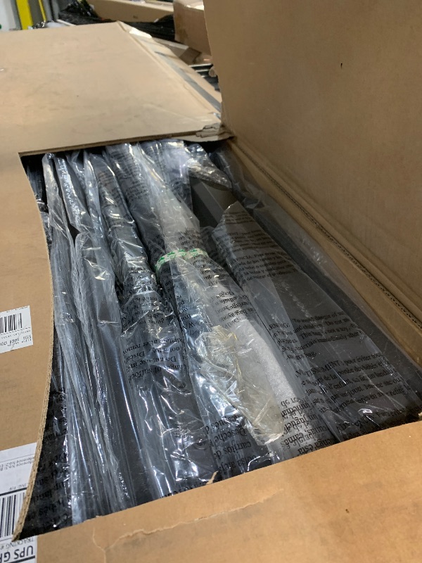 Photo 1 of ***BOX 3/4***Kurapika 8' x 5' Hardtop BBQ Outdoor Gazebo,Waterproof Sloping Roof, Bar with Tool Hooks, Smoke-Venting Iron Canopy for Patio, Yard,Garden,Familie Party