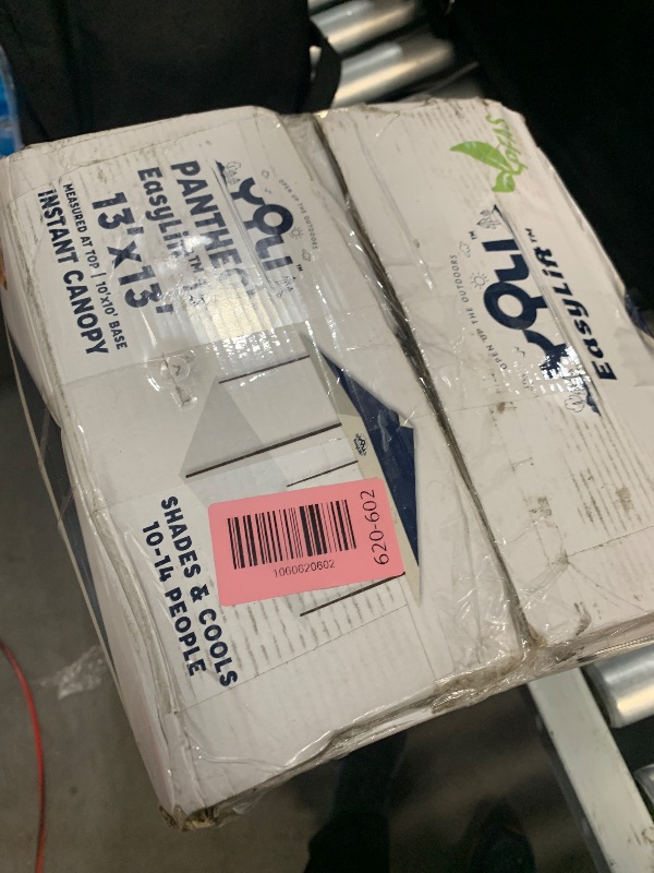 Photo 1 of ***STOCK PHOTO FOR REFERENCE ONLY***
E-Z UP 13x13 ONE-UP Instant Canopy Tent – Pop Up Outdoor Shade Tent with Vented Top, Adjustable Height & Roller Bag