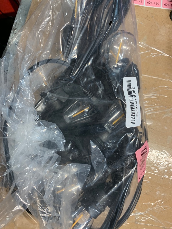 Photo 1 of (ONLY ONE PACK) Svater Outdoor String Lights 150FT, E26 Socket, 48pcs S14 Shatterpoof Bulbs, 1 Watt Dimmable 2700K Warm White, IP65 Waterproof Commercial Grade Patio Lights?3 Pack X 50FT?