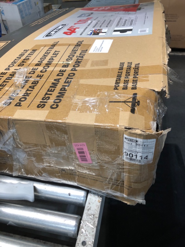 Photo 1 of ****************Missing one section of the main pole********************
Lifetime Streamline Shatterproof Portable Basketball System,Black,44 Inch