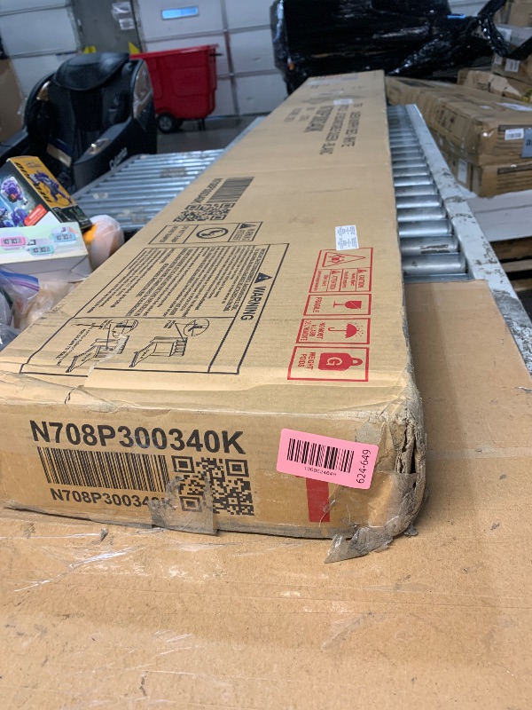 Photo 1 of ****Stock photo for reference ******Queen Size Murphy Bed with Sofa Function - Space-Saving Wall Bed, Shelves USB and Light, for Small Apartments/Studios, White