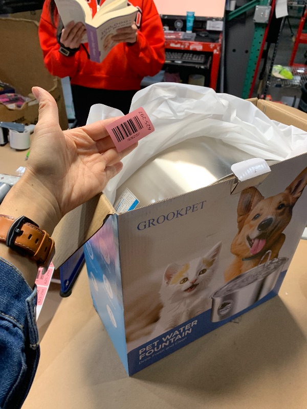 Photo 1 of ***(MISSING PUMP/ PARTS ONLY)***Dog Water Fountain for Large Dogs: Stainless Steel Dog Fountain Water Bowl - 3.2Gal/406oz/12L Super Quiet Big Cat Water Fountain with Visual Water Level -Great for Large Dogs Cats and Multi-Pet Home