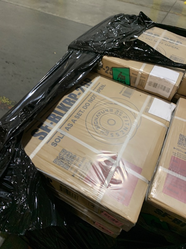 Photo 1 of **FACTORY SEALED** Fitvids 2" Olympic Bumper Plate Weight Plates with Steel Hub, 25LB, Pair