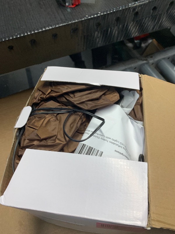 Photo 1 of ***(USED/ UNABLE TO TEST)***Thanksgiving Inflatables Turkey Outdoor Decorations 6FT Fall Inflatable Turkey with Built-in LED Lights with Colorful Tail Blow up Outdoor Lawn Yard Decoration