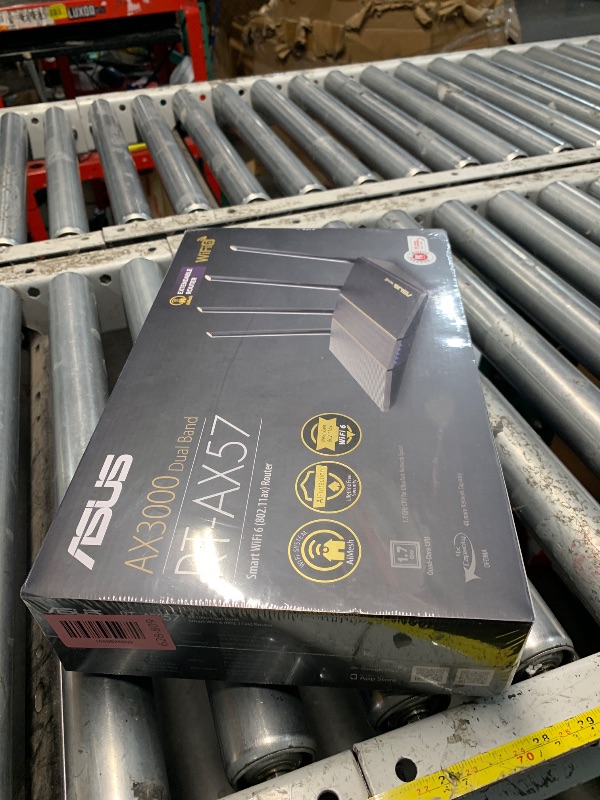 Photo 1 of ***FACTORY SEALED***ASUS RT-AX1800S Dual Band WiFi 6 Extendable Router, Subscription-Free Network Security, Parental Control, Built-in VPN, AiMesh Compatible, Gaming & Streaming, Smart Home