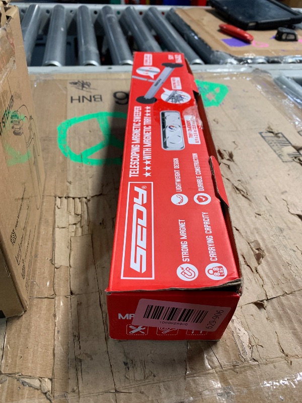 Photo 1 of ***(MISSING HANDLE)***Magnet Sweeper Magnetic Nail Roller: 17-Inch Heavy Duty Magnet Nail Pickup Rolling Tool with Telescoping Adjustable Handle 8.8-Pound Capacity Ideal for Workshop Garage Yard Construction Cleanup