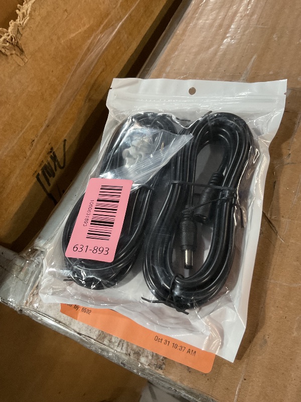 Photo 1 of ?2-Pack 10FT 18AWG? VOLTKARE 12V DC Power Extension Cable, 5.5x2.1mm Male to Female Plugs, 9V Power Adapter Cable for Tapo WiFi IP Camera: C200 C310 C100 C210 C225 C320WS C520WS TC60 TC70