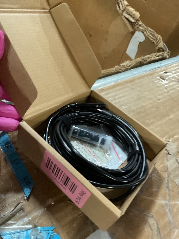 Photo 1 of [Dual-Lens] Endoscope Camera with Light, 1920P HD Borescope with 8+1 Adjustable LED Lights, IP67 Waterproof 16.5FT Semi-Rigid Snake Cord Inspection Camera for iPhone, iPad and Android Phone (Type C)