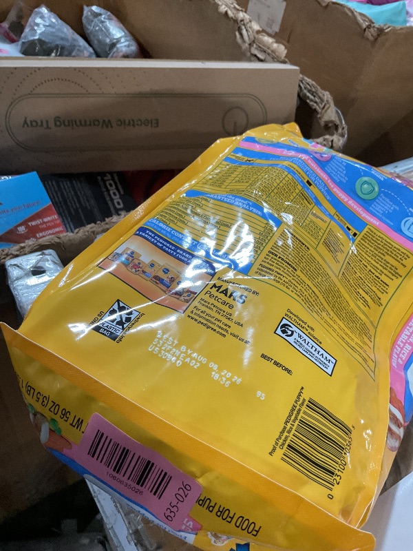 Photo 1 of BUNDLE 2. exp 8/2025 *** Pedigree Puppy Dry Puppy Food, Chicken, Rice, and Vegetable Flavor, 3.5 lb. Bag