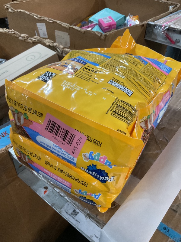 Photo 1 of BUNDLE 2. exp 8/2025 *** Pedigree Puppy Dry Puppy Food, Chicken, Rice, and Vegetable Flavor, 3.5 lb. Bag