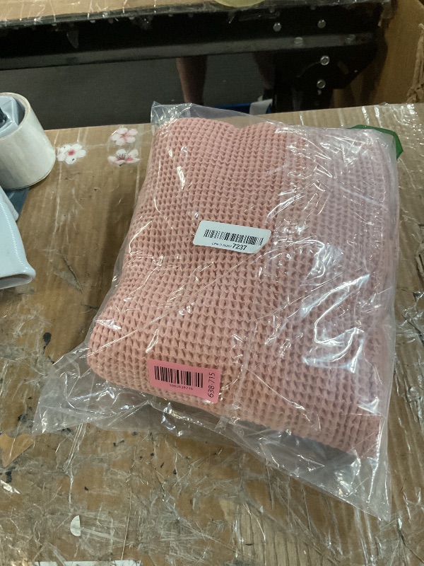 Photo 1 of (broken button) Jade&Kai Hooded Towel for Kids | Snaps into a Poncho | Organic Cotton Waffle | Lightweight and Absorbent |